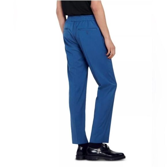 SANDRO PARIS ALPHA DRAWSTRING NWOT‎ PANTS SIZE 44 - Picture 2 of 9